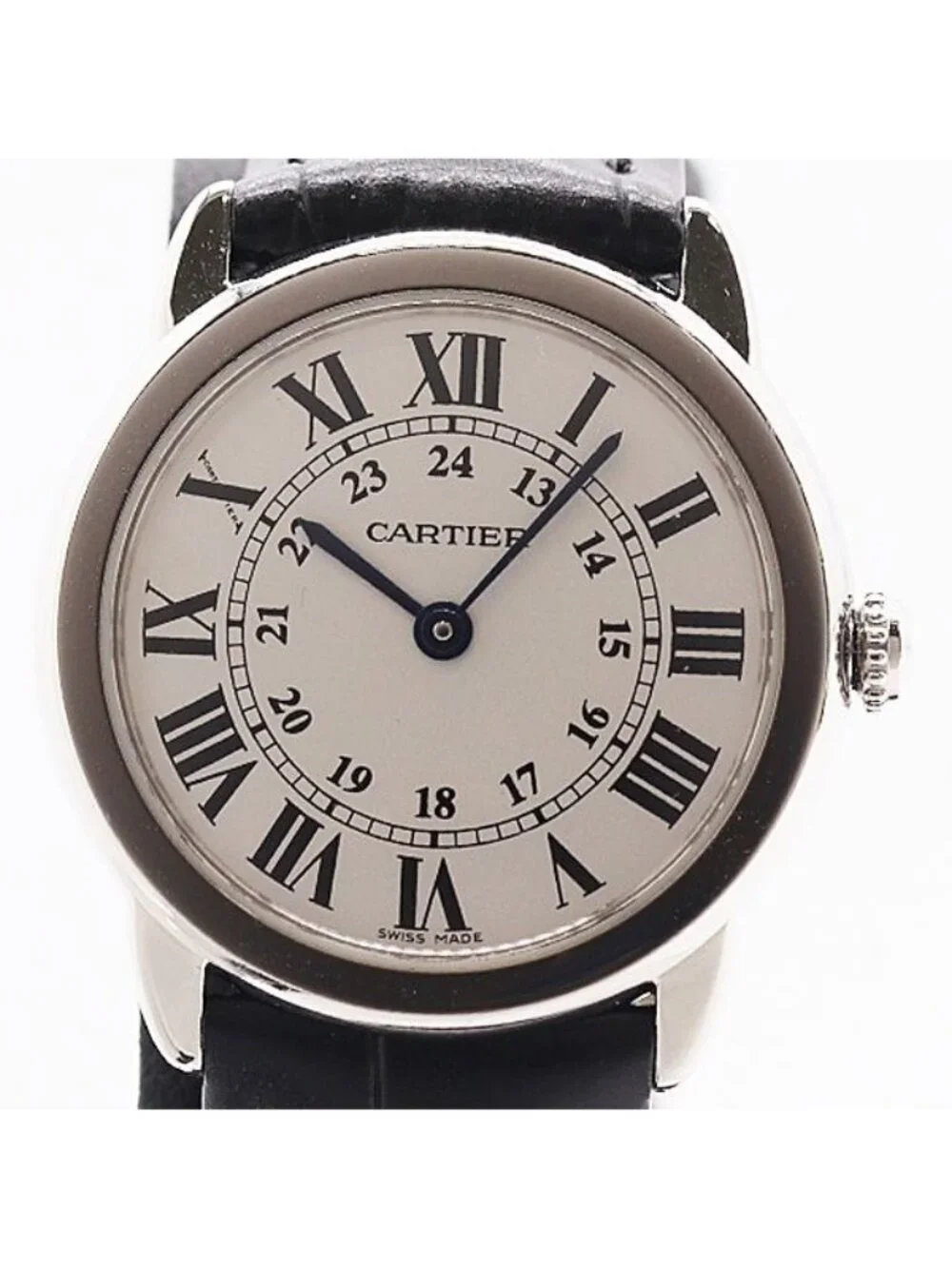 Cartier Hossuke Ronde Solo de SM Quartz Silver Dial Watch